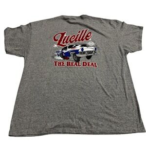 Jerzees T Shirt Mens 2XL Lucille The Real Deal Car Graphic Tee